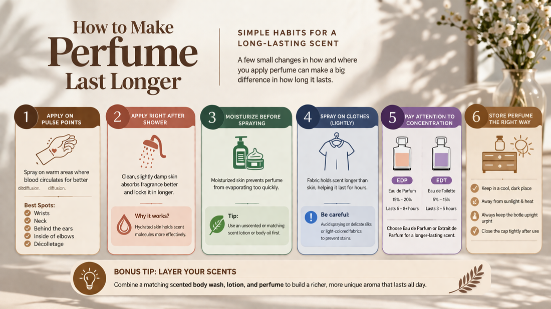 How to Make Perfume Last Longer: 10 Proven Tips for All-Day Fragrance